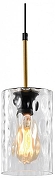 Подвесной светильник Rivoli Alexandra Б0057920 цвет плафона/подвески Прозрачный, цвет арматуры Золото, Черный