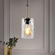 Подвесной светильник Rivoli Alexandra Б0057920 цвет плафона/подвески Прозрачный, цвет арматуры Золото, Черный-3