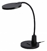 Настольная лампа офисная Эра NLED-501 Б0059840 цвет плафона/подвески Черный, цвет арматуры Черный