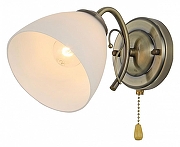 Бра Rivoli Sue Б0060987 цвет плафона/подвески Белый, цвет арматуры Бронза-1