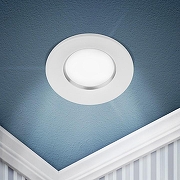 Встраиваемый светильник Эра KL107 WH/SL Б0061096 цвет Белый, Серебро-1