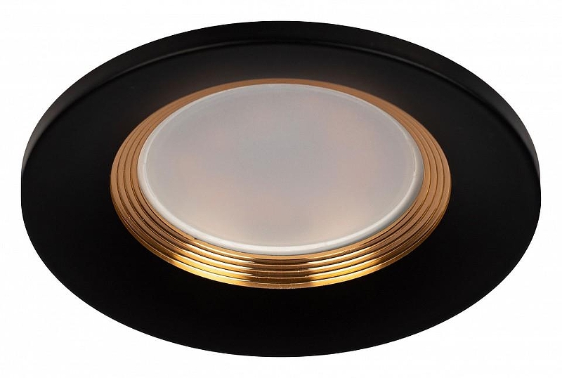 Встраиваемый светильник Эра KL107 BK/GD Б0061097 