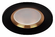 Встраиваемый светильник Эра KL107 BK/GD Б0061097 цвет Золото, Черный