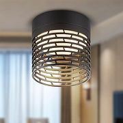 Накладной светильник Эра OL53 BK Б0061190 цвет плафона/подвески Черный, цвет арматуры Черный-4