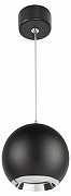 Подвесной светильник Эра PL32 BK/CH Б0061380 цвет плафона/подвески Хром, Черный, цвет арматуры Черный-1