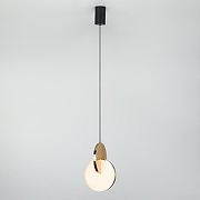 Подвесной светильник Rivoli Natalie Б0061958 цвет плафона/подвески Белый, Медь, цвет арматуры Черный-3