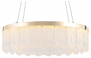 Подвесной светильник Rivoli Diane Б0061976 цвет плафона/подвески Прозрачный, цвет арматуры Золото