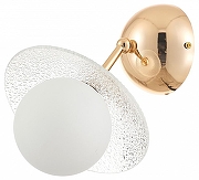 Бра Rivoli Jacqueline Б0066444 цвет плафона/подвески Белый, цвет арматуры Золото