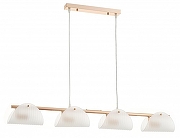 Подвесной светильник Rivoli Mariana Б0066489 цвет плафона/подвески Белый, цвет арматуры Золото-1