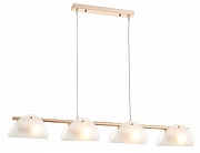 Подвесной светильник Rivoli Mariana Б0066489 цвет плафона/подвески Белый, цвет арматуры Золото-2