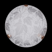 Накладной светильник Sneha Листопад мат (300) НПБ 01-2х60-001 цвет плафона/подвески Белый, цвет арматуры Белый, Золото