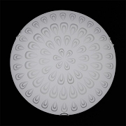 Накладной светильник Sneha Павлин-2 мат (300) НПБ 01-2х60-001 цвет плафона/подвески Белый, цвет арматуры Белый