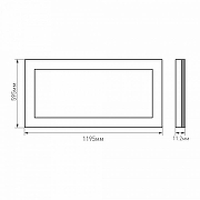 Светильник для потолка Армстронг Arlight 1M PANEL 023157(1) цвет плафона/подвески Белый, цвет арматуры Белый-4