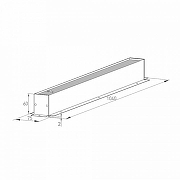 Трек встраиваемый Arlight MAG-45 026898 цвет арматуры Черный-3