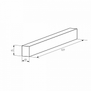 Трек накладной Arlight MAG-45 026902(1) цвет арматуры Черный-3