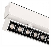 Светильник на штанге Arlight MAG-LASER-FOLD-45-S160-6W Warm3000 (WH, 15 deg, 24V) 026968 цвет плафона/подвески Белый, цвет арматуры Белый