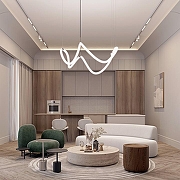 Подвесной светильник Arlight FLEX 034048 цвет плафона/подвески Белый, цвет арматуры Черный-2
