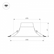 Встраиваемый светильник Arlight BL1ZZARD 036579 цвет Белый-2