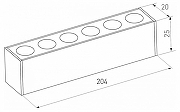Встраиваемый светильник Arlight MAG-25 046322 цвет плафона/подвески Черный, цвет арматуры Черный-7