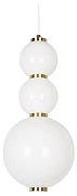 Подвесной светильник Loft it Pearls 10205/D цвет плафона/подвески Белый, цвет арматуры Золото