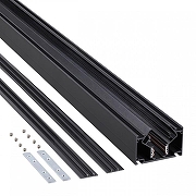 Трек встраиваемый Novotech FLUM 135242 цвет арматуры Черный-1