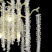 Бра Velante 185 185-301-03 цвет плафона/подвески Прозрачный, цвет арматуры Золото-2