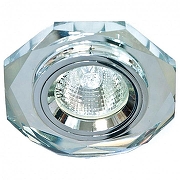 Встраиваемый светильник Feron 8020-2 19701 цвет Прозрачный, Хром