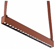 Накладной светильник Lightstar NOVE 208212 цвет плафона/подвески Красный, цвет арматуры Черный