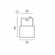 Накладной светильник Lightstar Uno 209437 цвет арматуры Черный-4