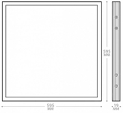 Светильник для потолка Армстронг Feron AL2115 21084 цвет плафона/подвески Прозрачный, цвет арматуры Белый-4