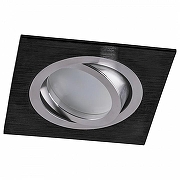 Встраиваемый светильник Feron 32638 цвет Хром, Черный