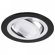 Встраиваемый светильник Feron 32644 цвет Хром, Черный