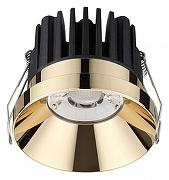 Встраиваемый светильник Novotech Metis 357909 цвет Золото, Черный