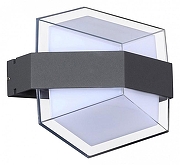 Накладной светильник Novotech Ka1mas 358574 цвет плафона/подвески Белый, Прозрачный, цвет арматуры Серый