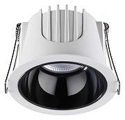 Встраиваемый светильник Novotech Knof 358691 цвет Белый, Черный