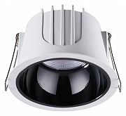 Встраиваемый светильник Novotech Knof 358695 цвет Белый, Черный