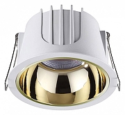 Встраиваемый светильник Novotech Knof 358696 цвет Белый, Золото