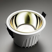 Встраиваемый светильник Novotech Knof 358696 цвет Белый, Золото-1