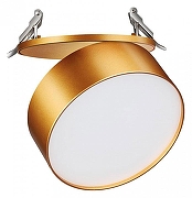 Встраиваемый светильник Novotech Prometa 358754 цвет плафона/подвески Золото, цвет арматуры Золото