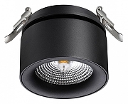 Встраиваемый светильник Novotech Groda 358783 цвет плафона/подвески Черный, цвет арматуры Черный-1