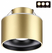 Встраиваемый светильник Novotech Giro 358963 цвет бронза светлая-1