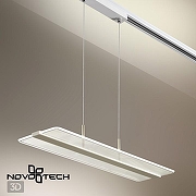 Подвесной светильник Novotech Iter 358995 цвет плафона/подвески Прозрачный, цвет арматуры Белый-6