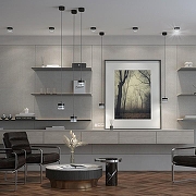 Накладной светильник Novotech Aura 359002 цвет плафона/подвески Прозрачный, цвет арматуры Черный-3