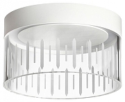 Накладной светильник Novotech Aura 359003 цвет плафона/подвески Прозрачный, цвет арматуры Белый