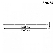 Модульный светильник Novotech Glat 359365 цвет плафона/подвески Черный, цвет арматуры Черный-8