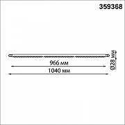 Модульный светильник Novotech Glat 359368 цвет плафона/подвески Черный, цвет арматуры Черный-8