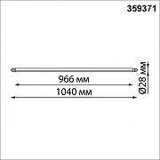 Модульный светильник Novotech Glat 359371 цвет плафона/подвески Черный, цвет арматуры Черный-8