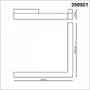 Встраиваемый светильник Novotech Flum 359501 цвет плафона/подвески Белый, цвет арматуры Белый-7