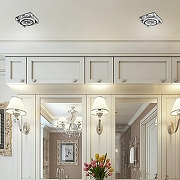 Встраиваемый светильник Novotech Aqua 369880 цвет плафона/подвески Прозрачный, Хром, цвет арматуры Хром-1