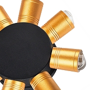 Накладной светильник Lightstar D1to 380683 цвет арматуры Золото, Черный-2